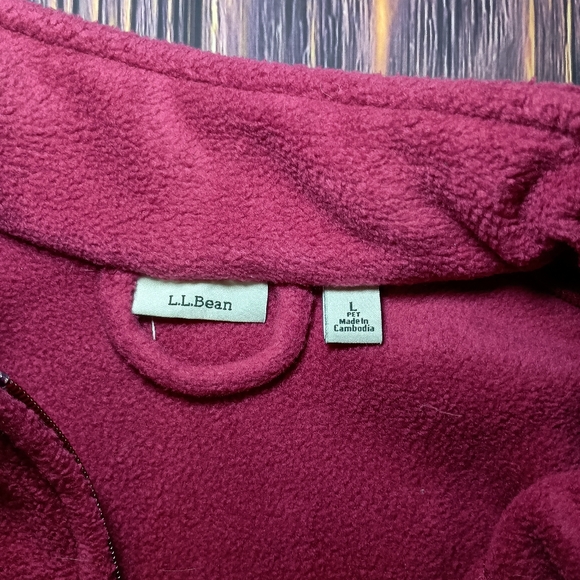 LL Bean full zip women's robe size large - Picture 2 of 8